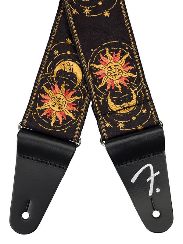 Fender  AM Vintage II woven Git.strap, sun & moon design, three