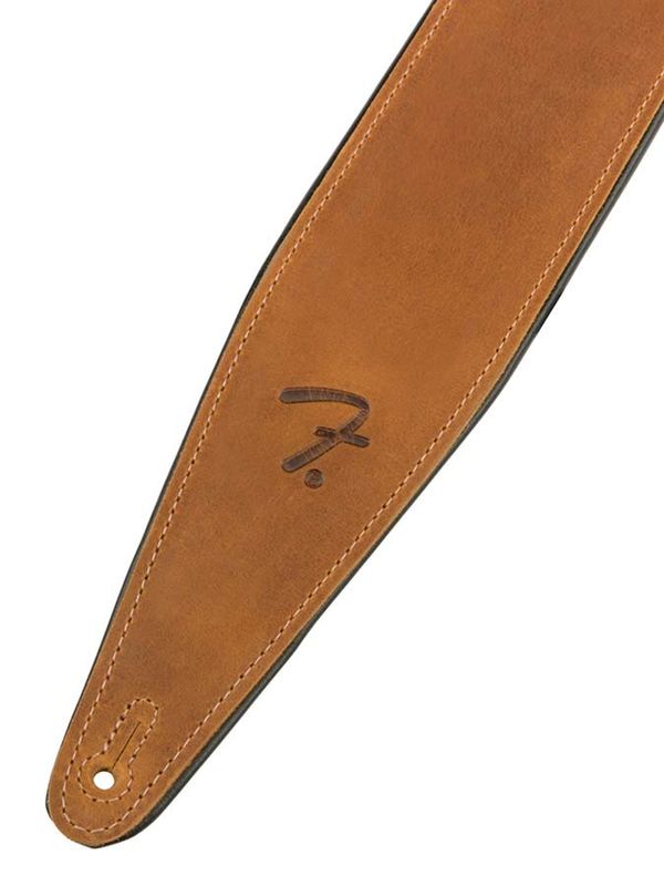 Fender  Right Height leather strap, cognac