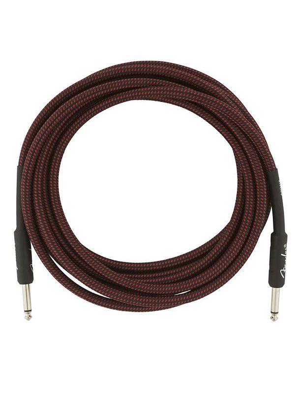 Fender Professional Tweed Inst.cable, 25ft, red tweed