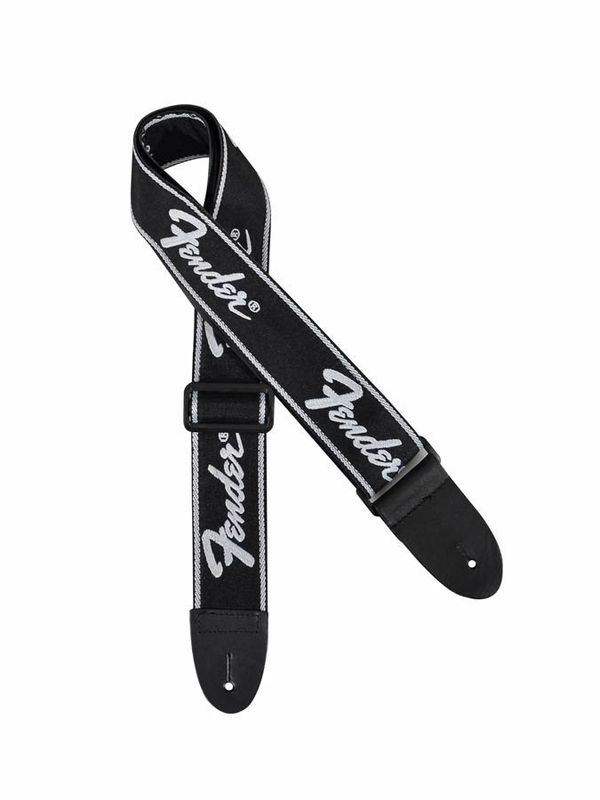 Fender  guitar strap 'Running Logo', black
