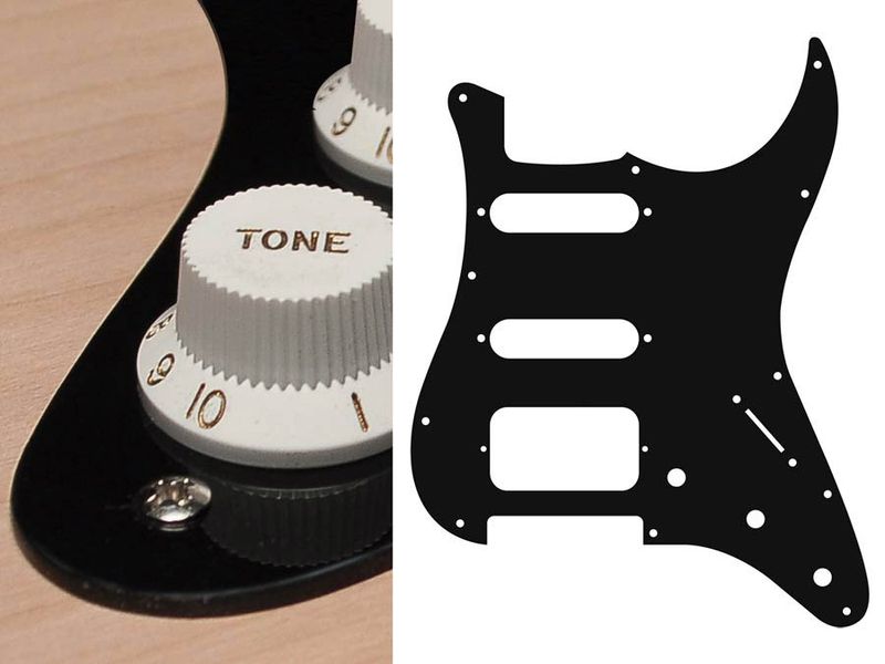 Boston ST-123 Pickguard Strat - Black