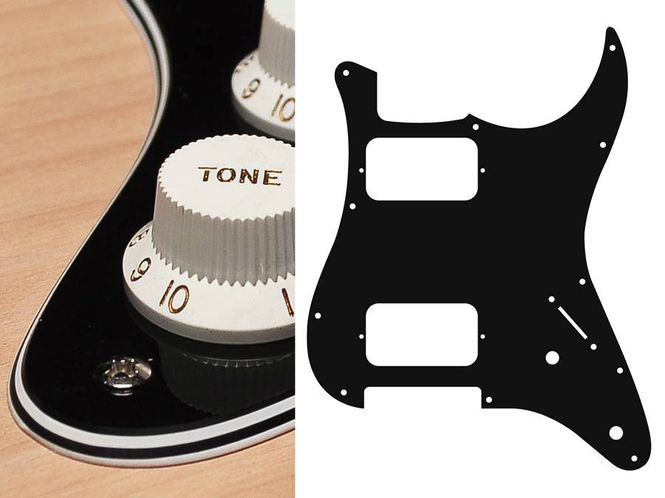 Hovedbilde Boston ST-432 Pickguard Strat - Black