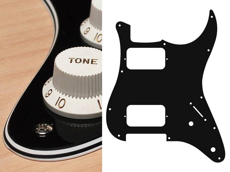 Boston ST-432 Pickguard Strat - Black
