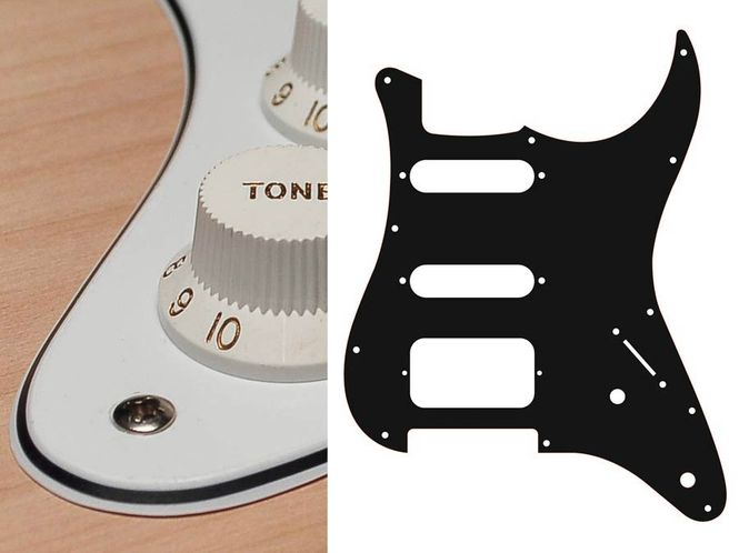Hovedbilde Boston ST-322 Pickguard Strat - White