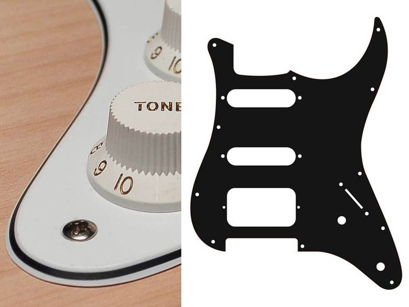 Boston ST-322 Pickguard Strat - White