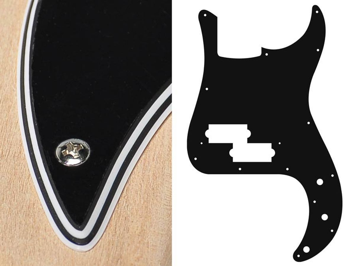 Boston PB-415 Pickguard P-Bass - Black