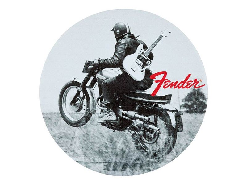 Fender  vintage '60s ads coasters, black & white print on le