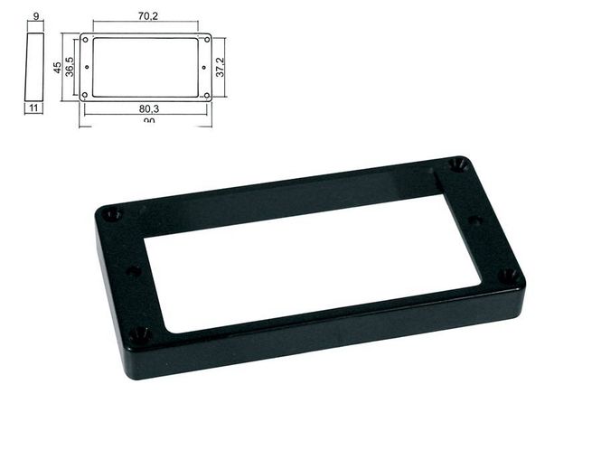 Hovedbilde Boston HPF-04-TBK Pickup Mounting Ring