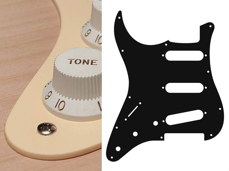Boston SL-113 Pickguard Strat - Cream (Lefthand)