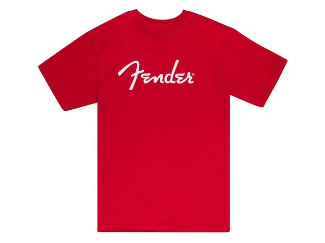 Hovedbilde Fender  T-Shirts spaghetti logo, dakota red, XXL