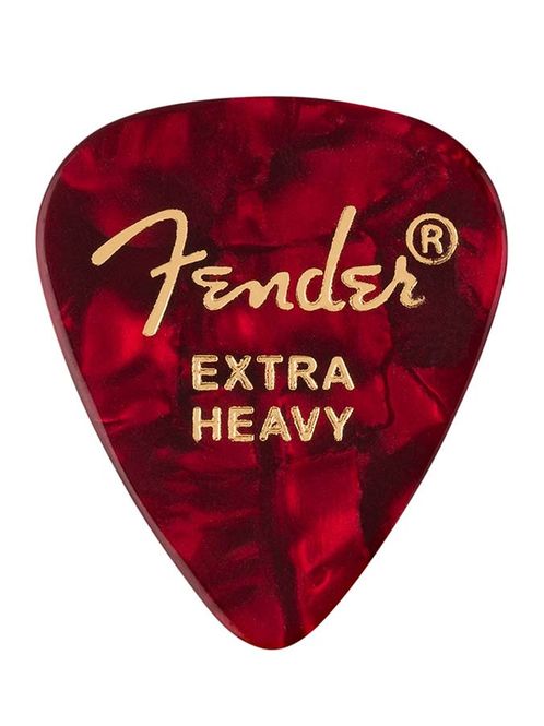 Hovedbilde Fender  351  premium picks, extra heavy, red moto, 12-pack