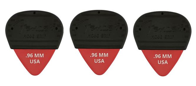Hovedbilde Fender  Mojo Grip picks, dura-tone delrin 0.96, 3-pack