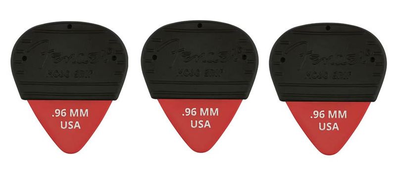 Fender  Mojo Grip picks, dura-tone delrin 0.96, 3-pack