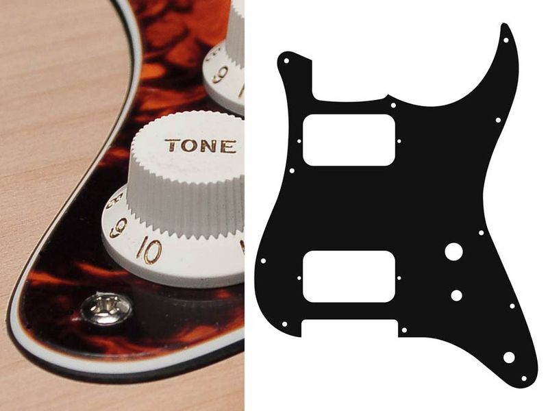 Boston ST-331 Pickguard Strat - Marble Orange