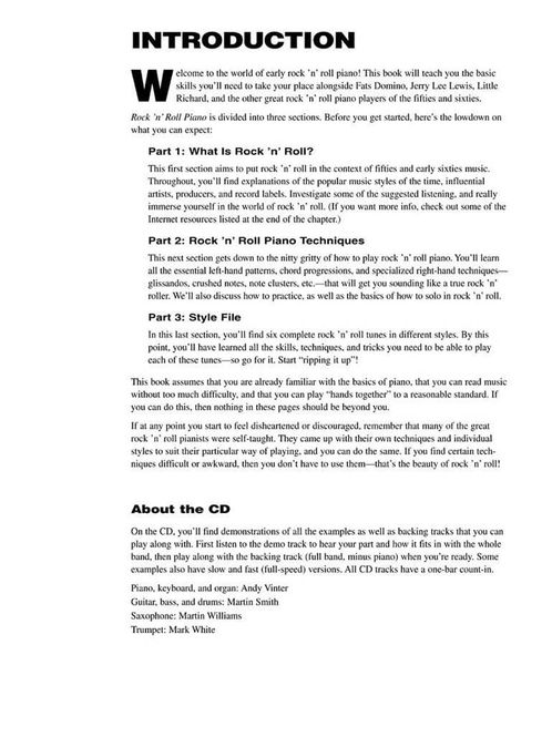 Hovedbilde Rock'N'Roll Piano - The Complete Guide with Audio!
