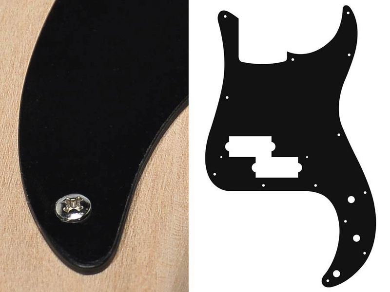 Boston PB-115 Pickguard P-Bass - Black Mat