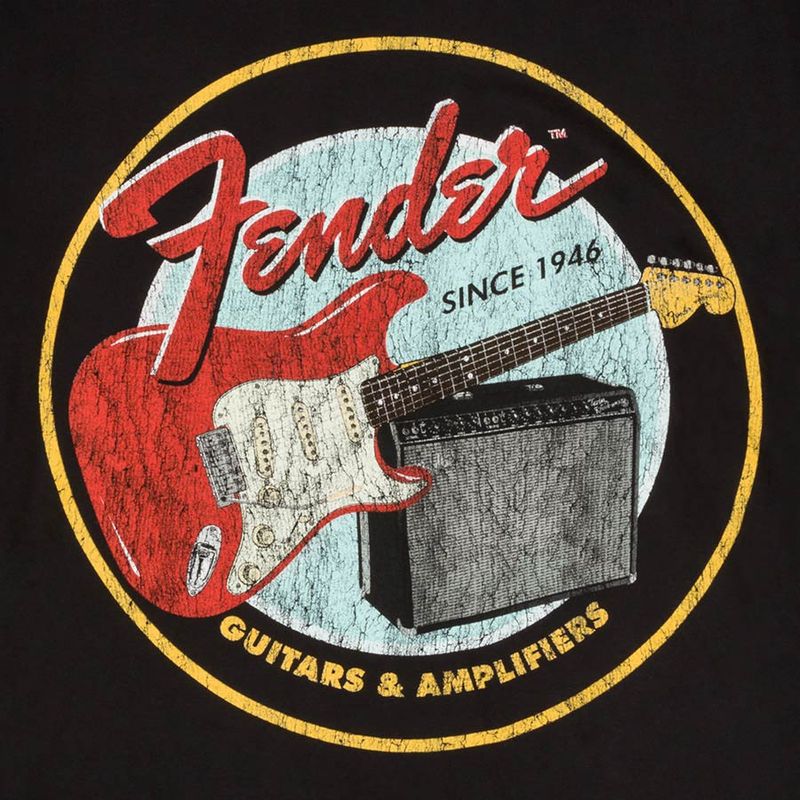 Fender  T-Shirts 1946 guitars & amplifiers, vintage black, S
