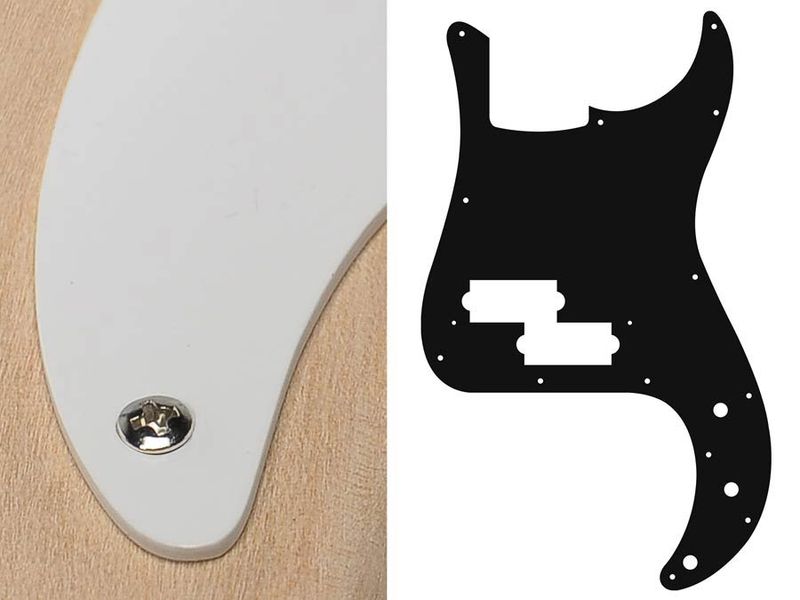 Boston PB-115W Pickguard P-Bass White