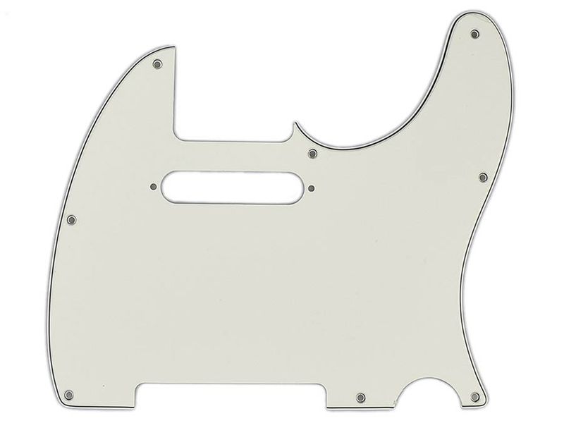 Fender GRP pickguard Standard Tele®, 8 screw holes,