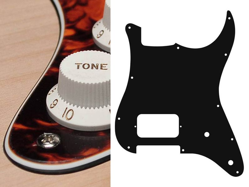 Boston ST-344 Pickguard Strat - Marble Orange