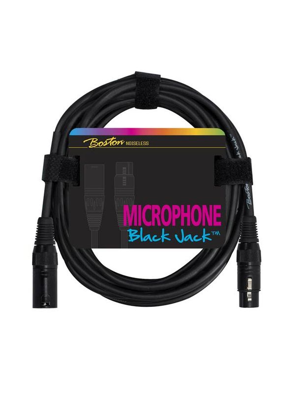 Boston Black Jack Microphone Cable XLR (f) - XLR (m) 5.0