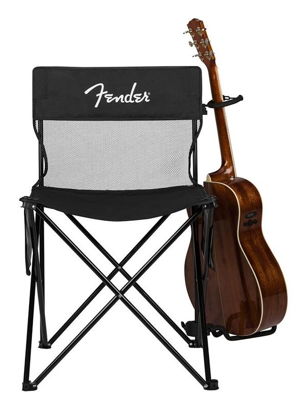 Fender  festival folding chair with integrated guitar stand