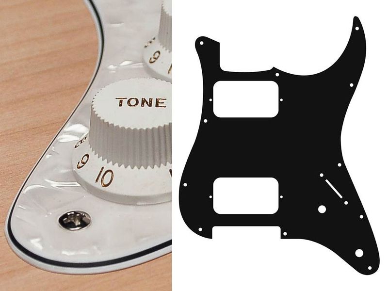 Boston ST-432 Pickguard Strat - Pearl White