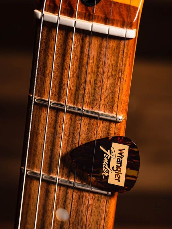 Fender  Wrangler picks, 351 , tortoiseshell, 8-pack