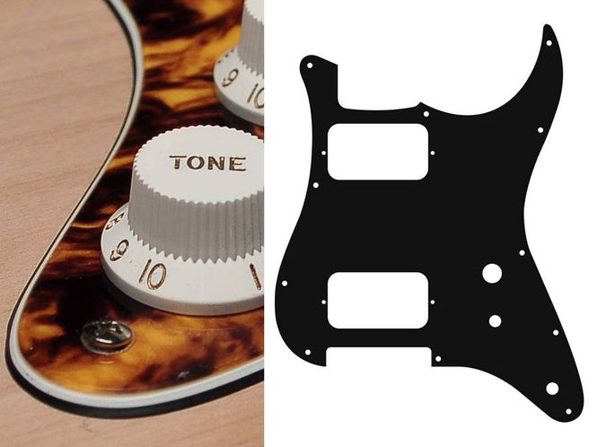 Hovedbilde Boston ST-331 Pickguard Strat - Marble Yellow