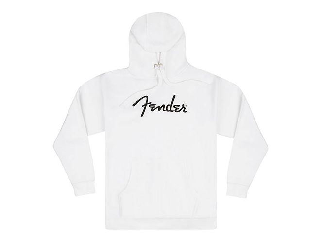 Hovedbilde Fender  spaghetti logo hoodie, olympic white, XXL