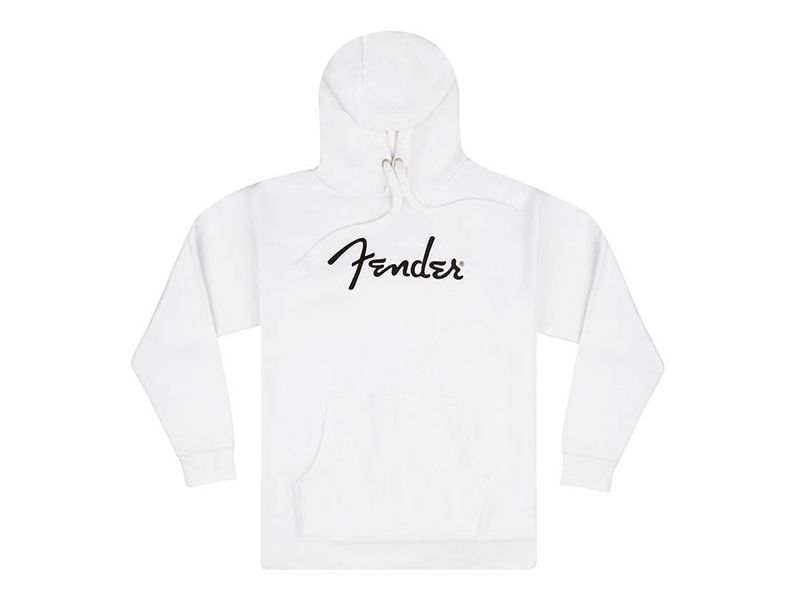 Fender  spaghetti logo hoodie, olympic white, XXL
