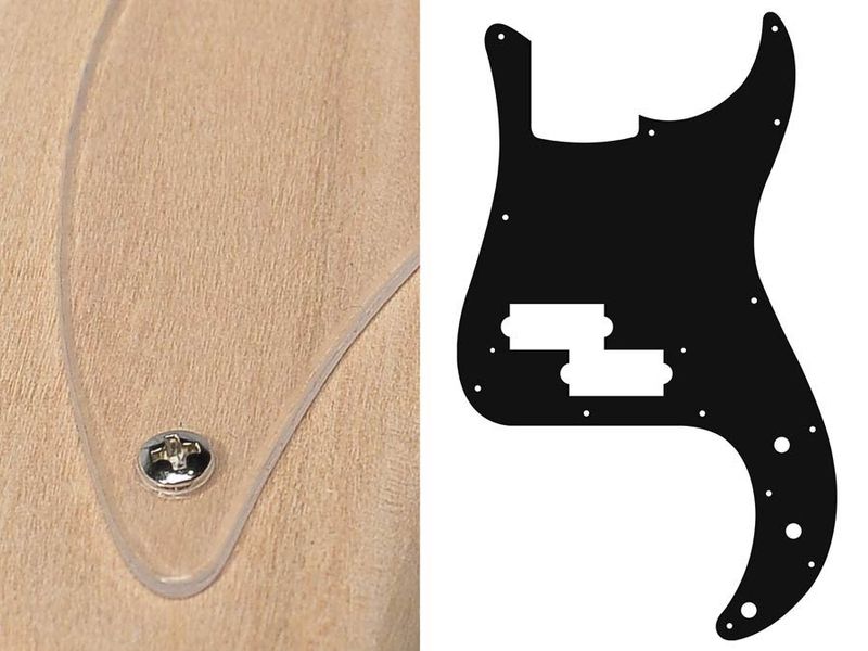 Boston PB-115 Pickguard P-Bass - Transparent