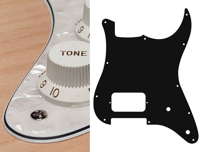 Hovedbilde Boston ST-444 Pickguard Strat - Pearl White
