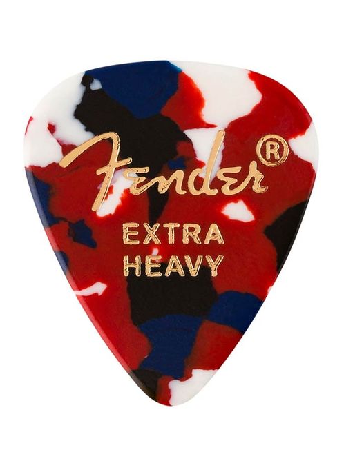 Hovedbilde Fender  351  premium picks, extra heavy, confetti, 12-pack
