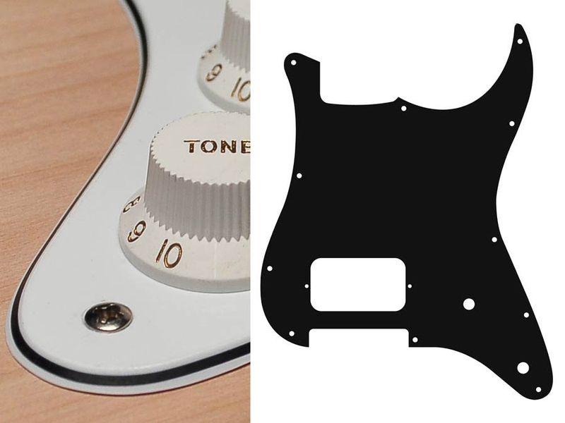 Boston ST-344 Pickguard Strat - White