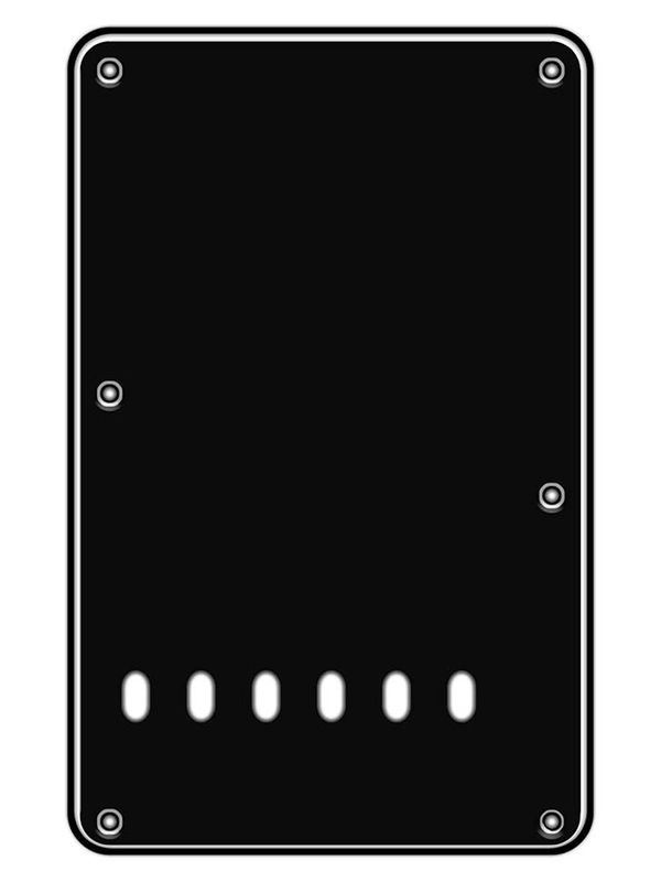 Boston BPL313 Strat Back Plate - Black