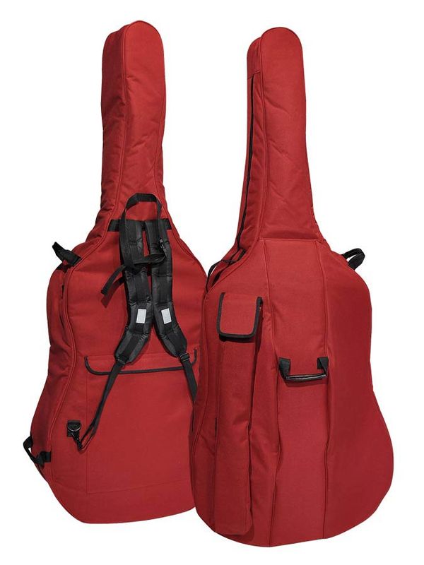 Boston CB-134 Double Bass Bag 3/4 - Wine Red