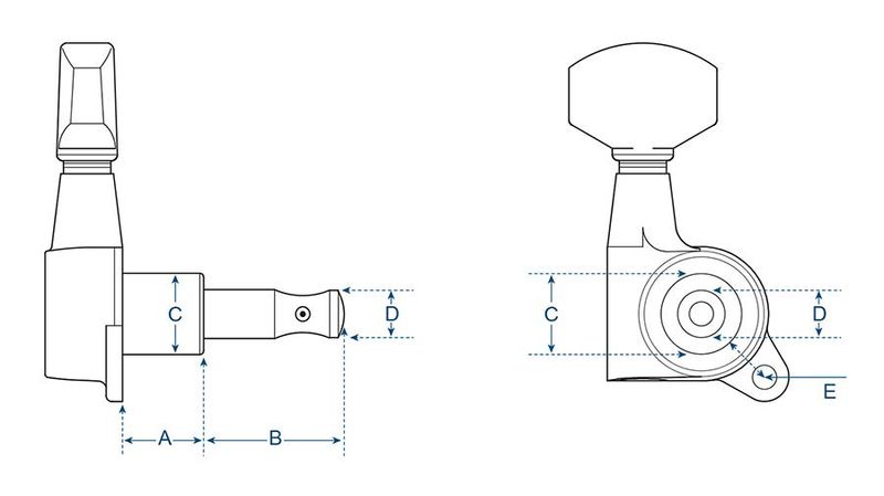 Boston 77-CR Machine Heads