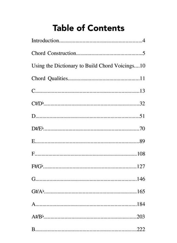 Hal Leonard Pocket Piano Chord Dictionary