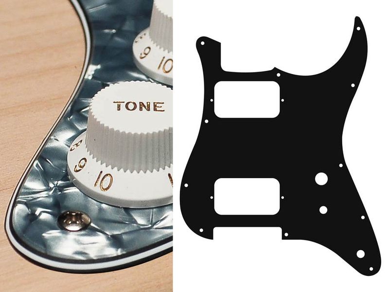 Boston ST-431 Pickguard Strat - Pearl Black