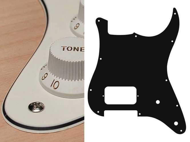 Hovedbilde Boston ST-344 Pickguard Strat - Vintage White