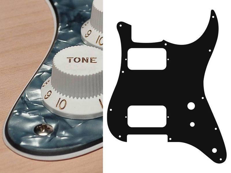 Boston ST-331 Pickguard Strat - Pearl Black