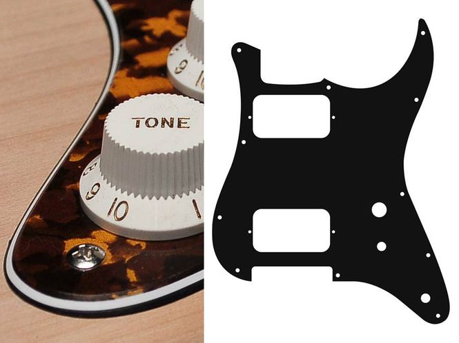 Hovedbilde Boston ST-331 Pickguard Strat - Tiger Yellow