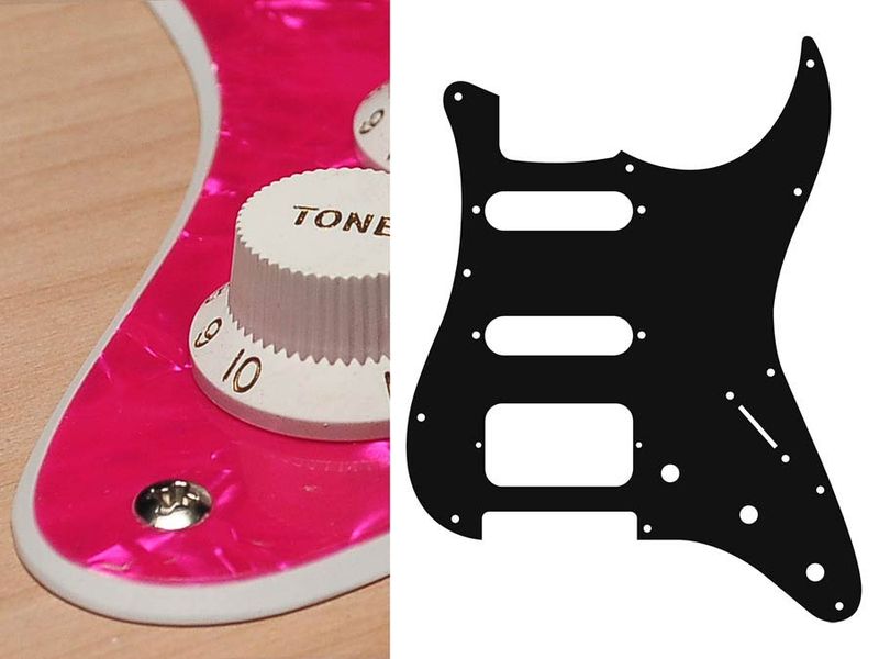 Boston ST-223 Pickguard Strat - Pearl Pink