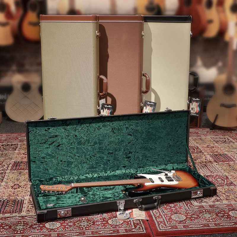 Boston DGC-ST California Series Hardcase Electric Guitar - Vintage Tweed