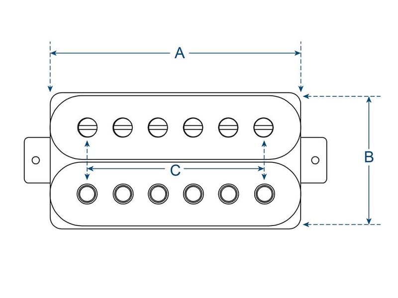 Boston PHB-90 Power Humbucker Neck - White