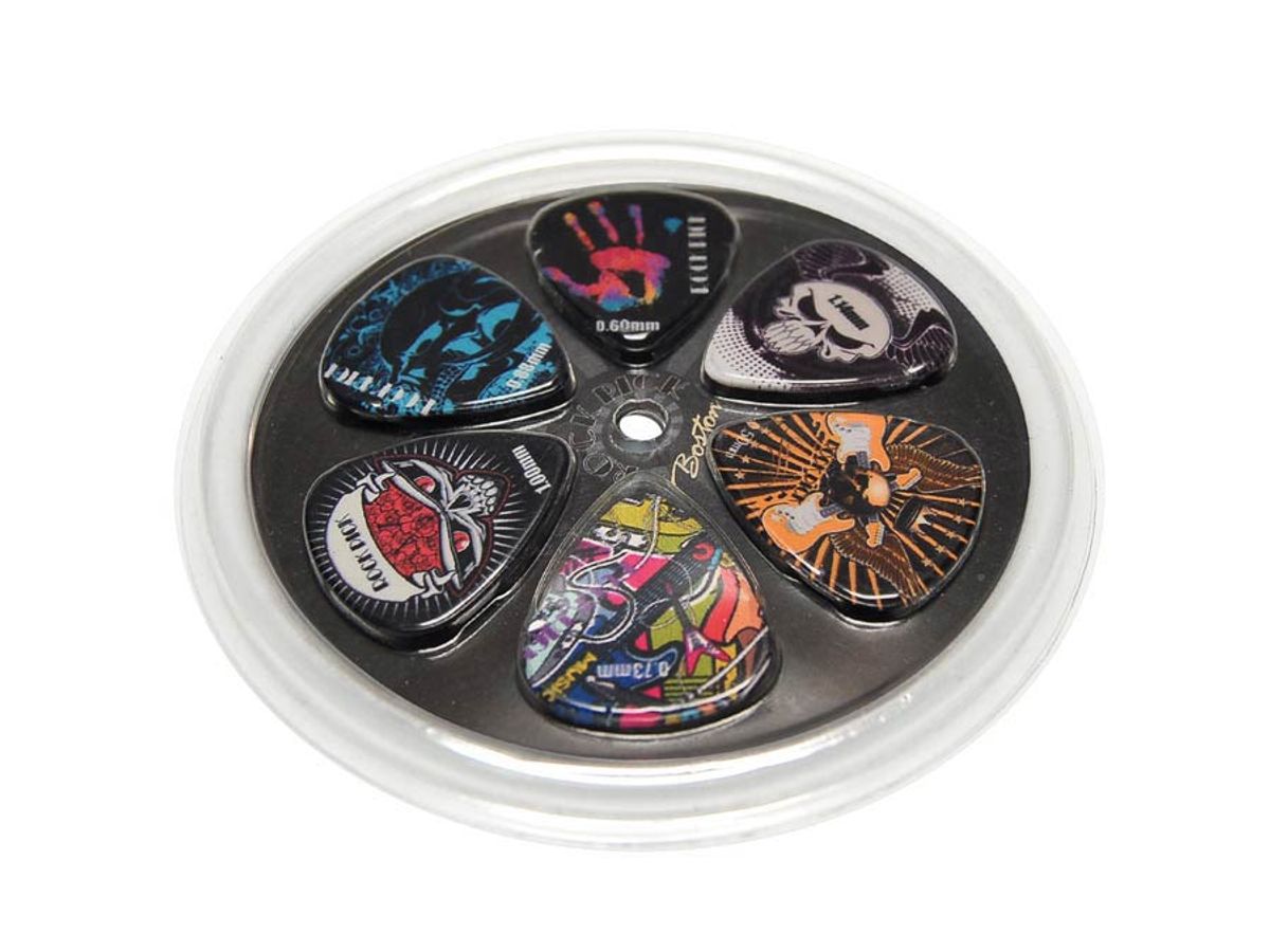 Boston BRP6-MIX Rock Picks Mix (6-pack)