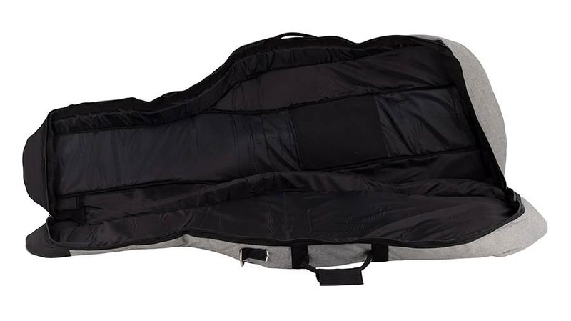 Boston CT-114-GR cello bag 1/4, light grey, 19 mm. padded, 2 straps, various pockets