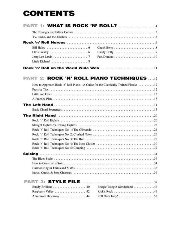 Rock'N'Roll Piano - The Complete Guide with Audio!