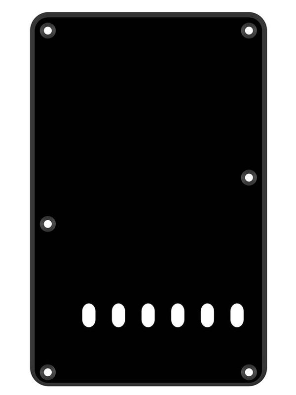 Boston BP-113 Strat Back Plate - Black